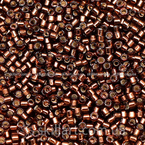 Бисер DB-150 Miyuki Delica Beads 11/0 (блестящий, коричневый)